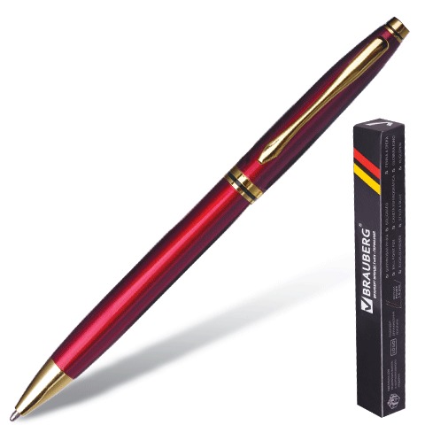   BRAUBERG - "De luxe  Red",  , . , 141413, 